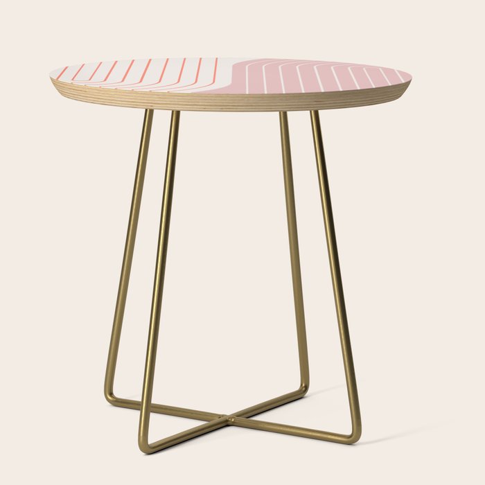 Two Tone Line Curvature XIX Side Table Gallery Image 1