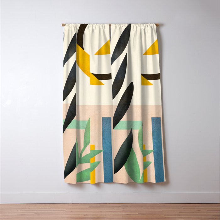 Abstract Geometry 32 Window Curtain Gallery Image 3
