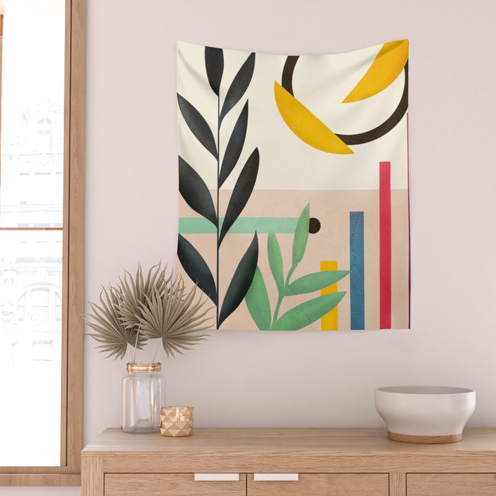 Abstract Geometry 32 Wall Tapestry Gallery Image 2