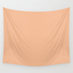 CARAMEL CREAM SOLID COLOR Plain Peach Pastel Shade Wall Tapestry Gallery Image 4