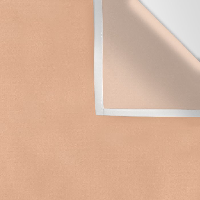 CARAMEL CREAM SOLID COLOR Plain Peach Pastel Shade Wall Tapestry Gallery Image 3
