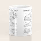 Supercar Sports Car Patent - Car Lover Classic Car Art - White Coffee Mug Gallery Image 4