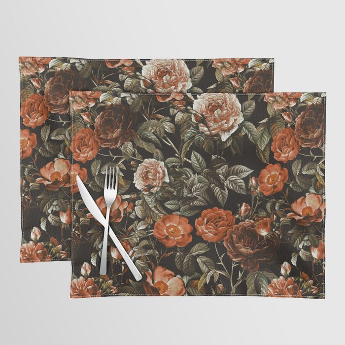 Autumn Winter Flowers Placemat Gallery Image 1