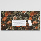 Autumn Winter Flowers Desk Mat Gallery Image 1