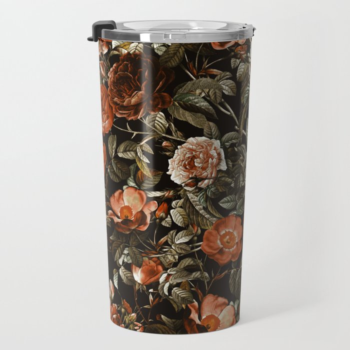 Autumn Winter Flowers Travel Mug Gallery Image 3