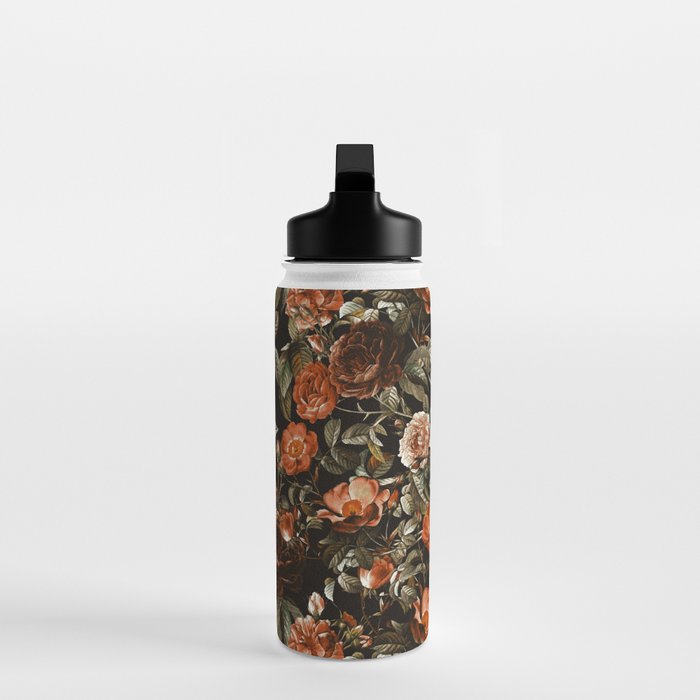 Autumn Winter Flowers Water Bottle Gallery Image 3