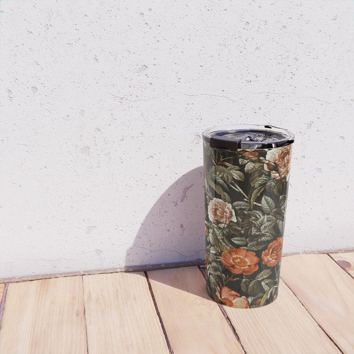 Autumn Winter Flowers Travel Mug Gallery Image 4