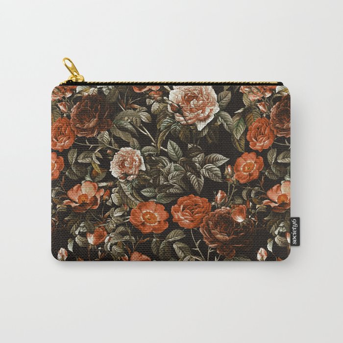 Autumn Winter Flowers Carry All Pouch Gallery Image 1
