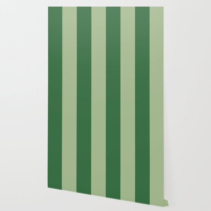Vertical Stripes Sage Green Vertical Lines Vintage Geometric Retro Tropical Modern Minimal Pattern Wallpaper Gallery Image 2