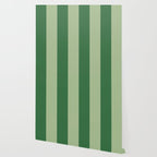 Vertical Stripes Sage Green Vertical Lines Vintage Geometric Retro Tropical Modern Minimal Pattern Wallpaper Gallery Image 2
