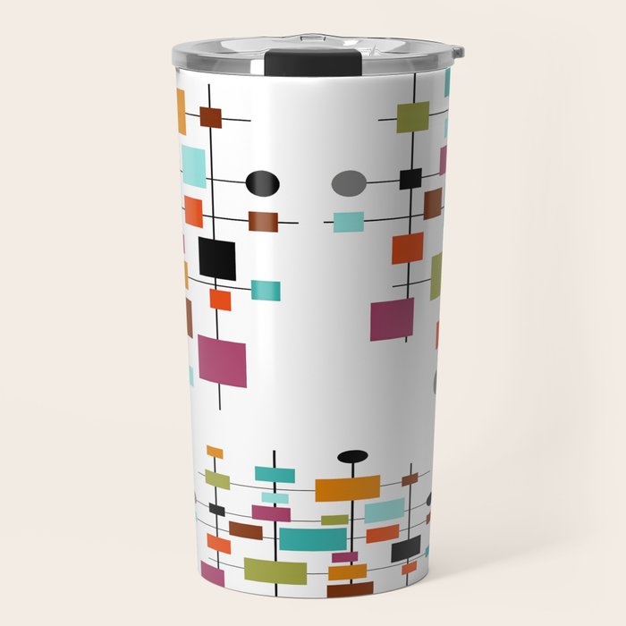 Mid-Century Modern Art 1.3.1 Travel Mug Gallery Image 1