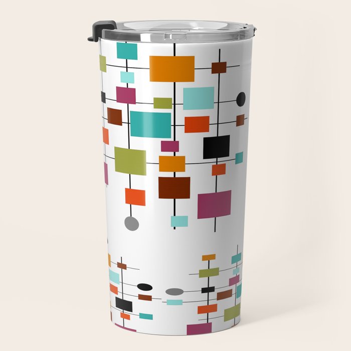 Mid-Century Modern Art 1.3.1 Travel Mug Gallery Image 3