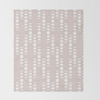 Moon Phases (Light Blush) Throw Blanket Gallery Image 2
