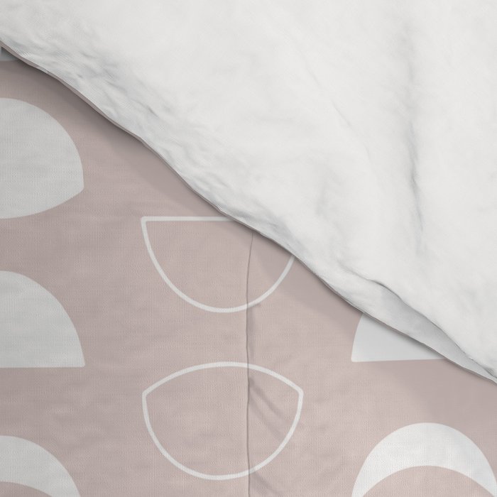 Moon Phases (Light Blush) Comforter Gallery Image 4