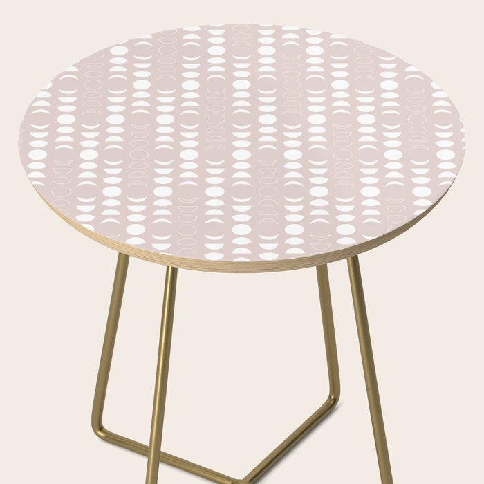 Moon Phases (Light Blush) Side Table Gallery Image 2