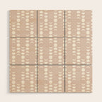 Moon Phases (Light Blush) Wood Wall Art Gallery Image 1