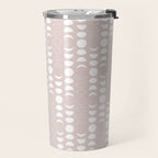 Moon Phases (Light Blush) Travel Mug Gallery Image 2