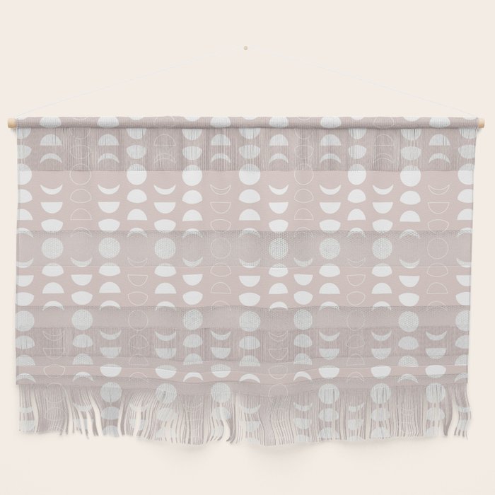 Moon Phases (Light Blush) Wall Hanging Gallery Image 1