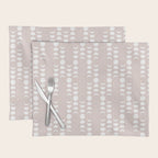 Moon Phases (Light Blush) Placemat Gallery Image 1