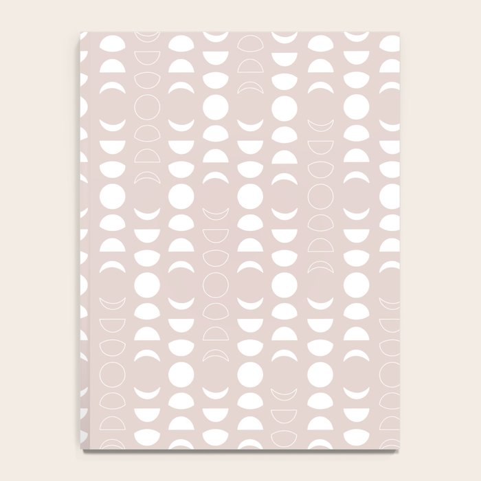 Moon Phases (Light Blush) Notebook Gallery Image 4