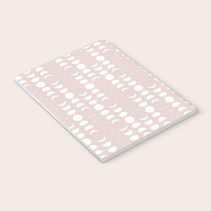 Moon Phases (Light Blush) Notebook Gallery Image 3