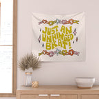 Just An Unhinged Brat Wall Tapestry Gallery Image 2