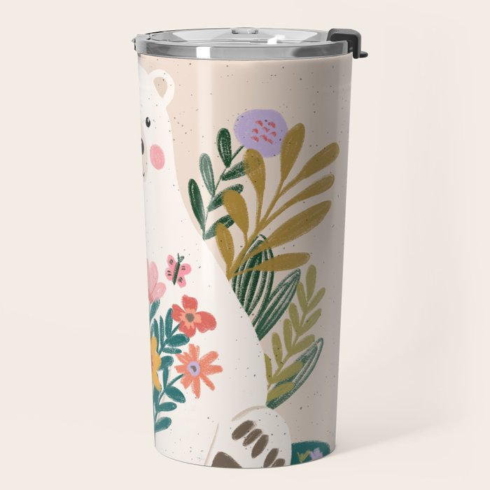 Dream Big Polar Bear Travel Mug Gallery Image 2