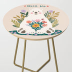 Dream Big Polar Bear Side Table Gallery Image 2