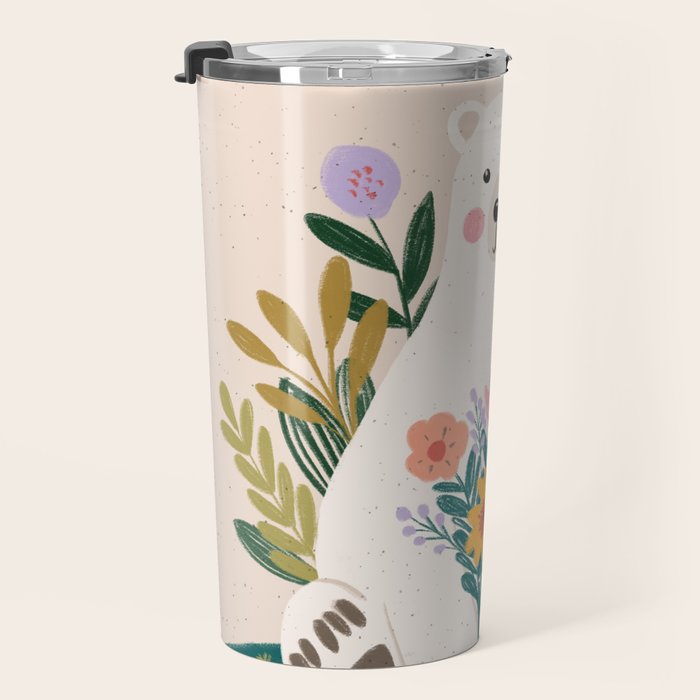 Dream Big Polar Bear Travel Mug Gallery Image 3