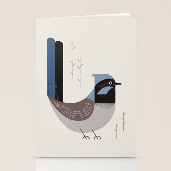 Superb Fairywren, Bird of Australia Stationery Card Gallery Image 1