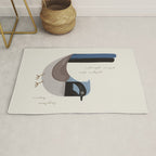 Superb Fairywren, Bird of Australia Rug Gallery Image 1