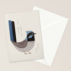 Superb Fairywren, Bird of Australia Stationery Card Gallery Image 2