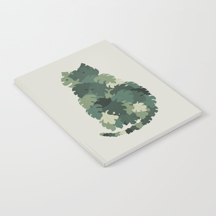 Cat Plants: Meowstera Notebook Gallery Image 1