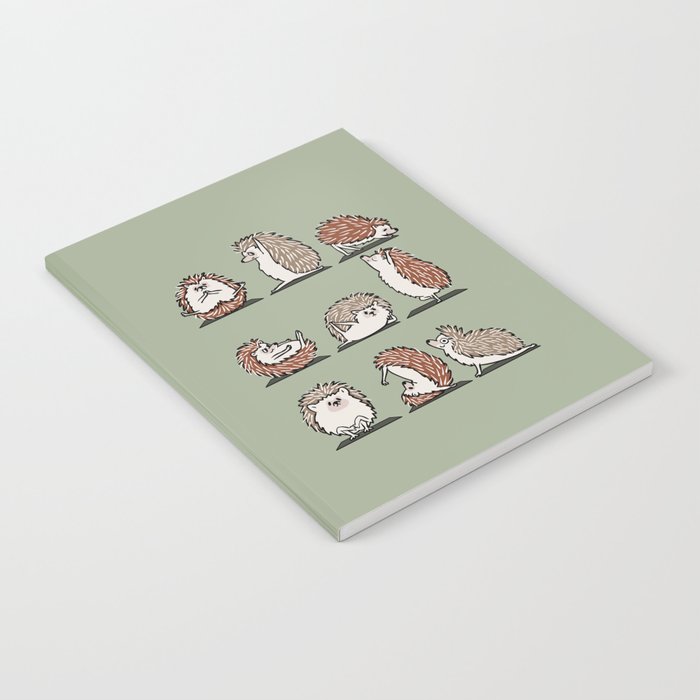 Hedgehog Yoga Notebook Gallery Image 1