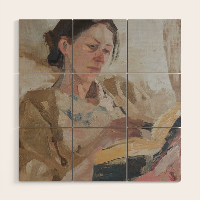 Hardcore Bookworm II Wood Wall Art Gallery Image 1