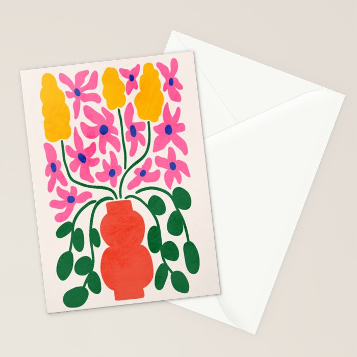 FOLIAGE 004: Lily & Orchid | Flower Market Stationery Card Gallery Image 2