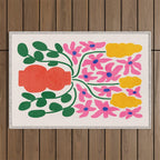 FOLIAGE 004: Lily & Orchid | Flower Market Outdoor Rug Gallery Image 1