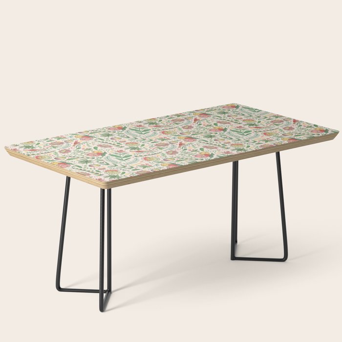 Swedish Floral - Cream Coffee Table Gallery Image 1