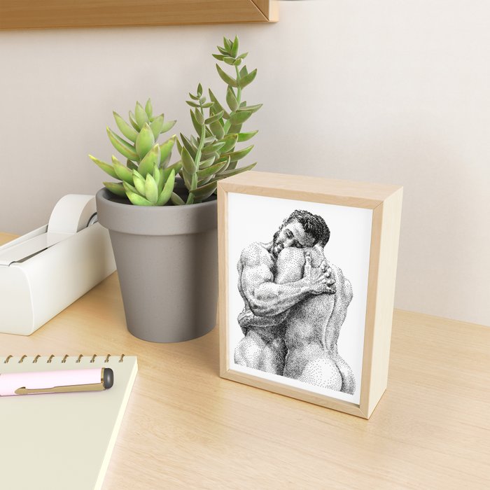 The Lovers - NOODDOODs Mini Art Print Gallery Image 2