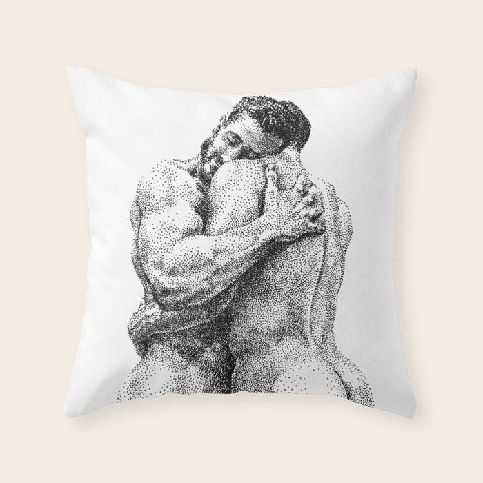 The Lovers - NOODDOODs Throw Pillow Gallery Image 6
