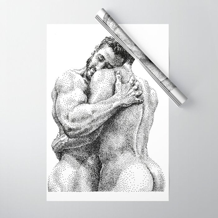 The Lovers - NOODDOODs Wrapping Paper Gallery Image 1