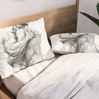 The Lovers - NOODDOODs Pillow Sham Gallery Image 2
