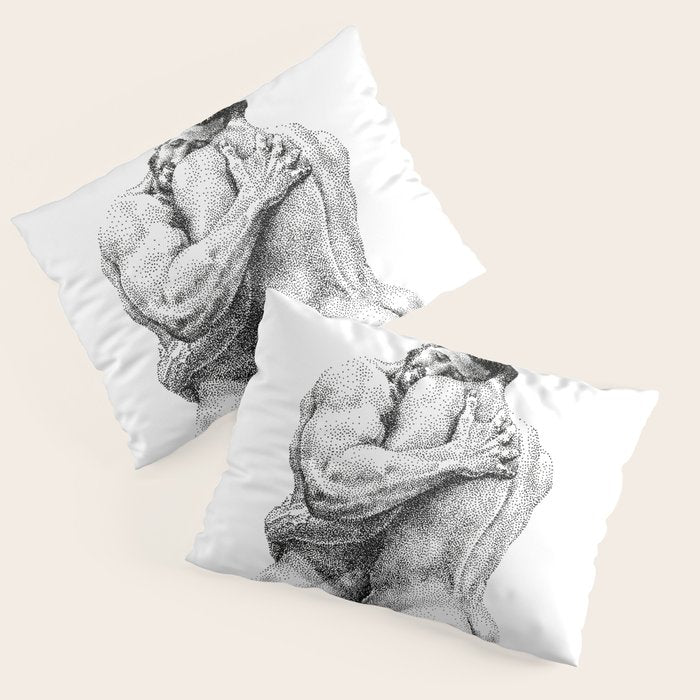 The Lovers - NOODDOODs Pillow Sham Gallery Image 3