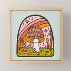 Virgo Mushroom Mini Art Print Gallery Image 1