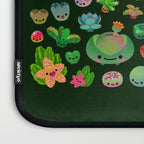 Baby succulents - mix (dark) Laptop Sleeve Gallery Image 3