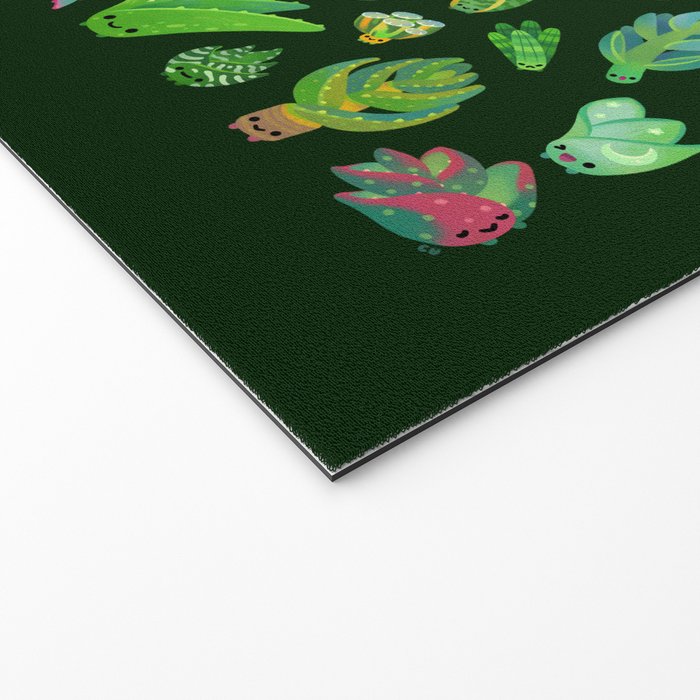 Baby succulents - mix (dark) Welcome Mat Gallery Image 2