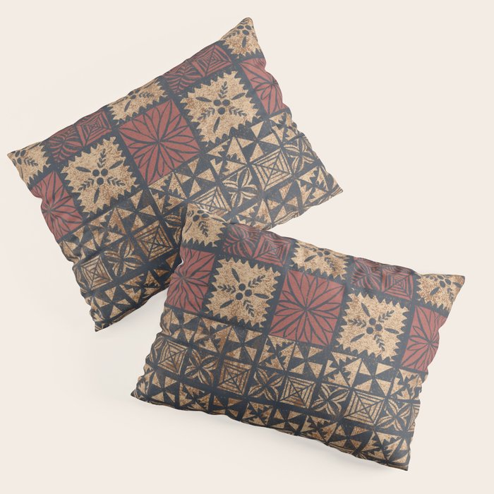 UrbanNesian Tongan Ngatu | Mua Pillow Sham Gallery Image 1