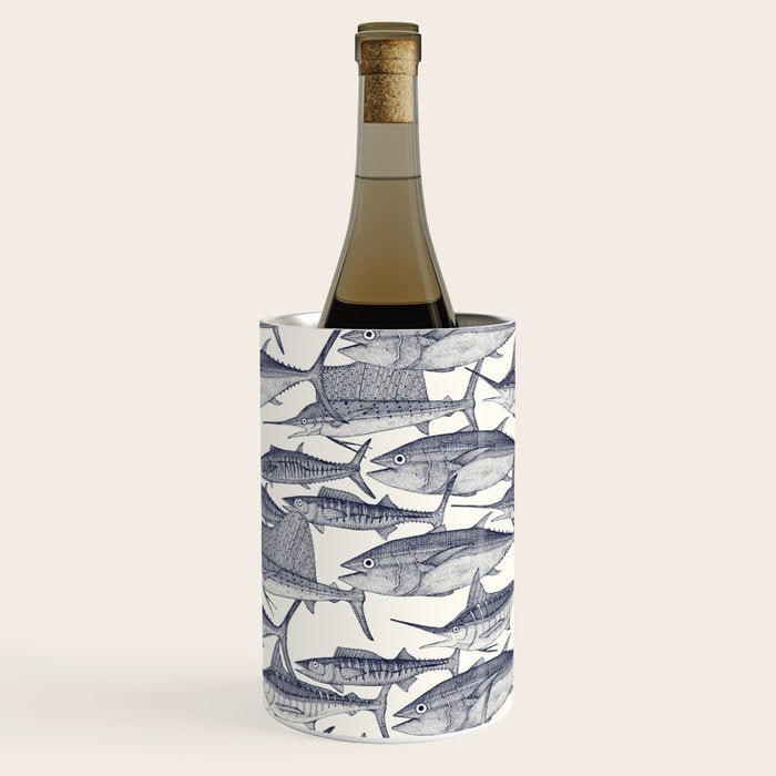Atlantic fish blue Wine Chiller Gallery Image 3
