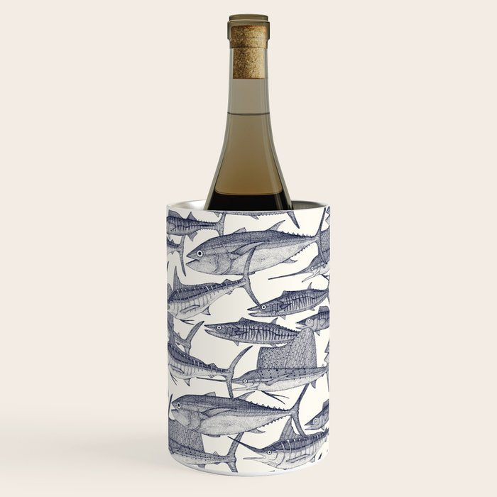 Atlantic fish blue Wine Chiller Gallery Image 1