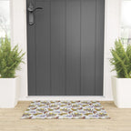 Watercolor Oysters and Seaweed Pattern Welcome Mat Gallery Image 3